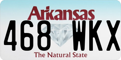 AR license plate 468WKX