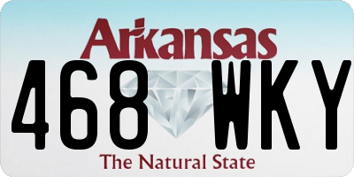 AR license plate 468WKY