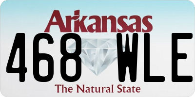 AR license plate 468WLE