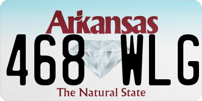 AR license plate 468WLG