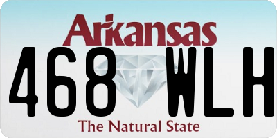 AR license plate 468WLH