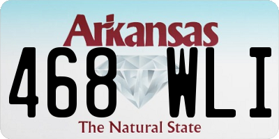 AR license plate 468WLI