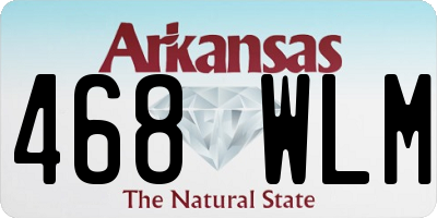 AR license plate 468WLM