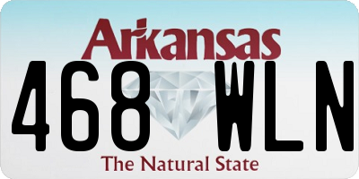 AR license plate 468WLN