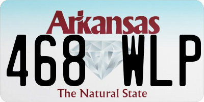 AR license plate 468WLP