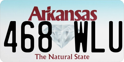 AR license plate 468WLU