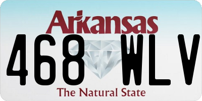 AR license plate 468WLV