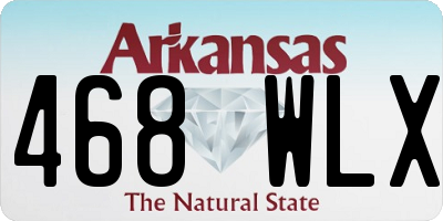 AR license plate 468WLX