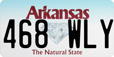 AR license plate 468WLY
