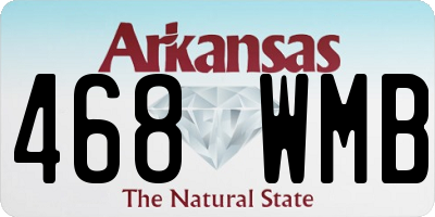 AR license plate 468WMB