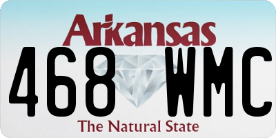 AR license plate 468WMC
