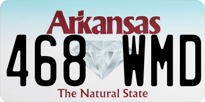 AR license plate 468WMD
