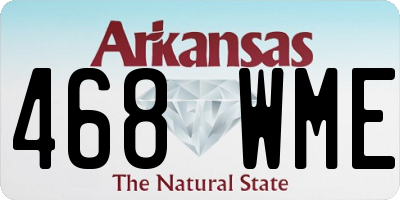 AR license plate 468WME