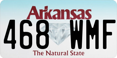 AR license plate 468WMF