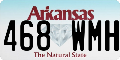 AR license plate 468WMH