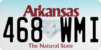 AR license plate 468WMI