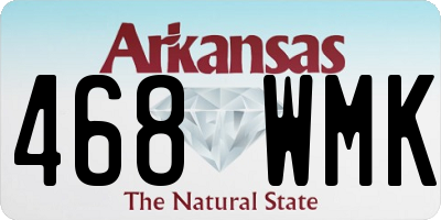 AR license plate 468WMK