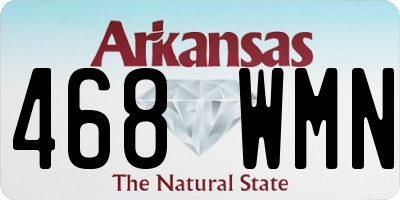 AR license plate 468WMN