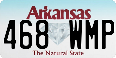 AR license plate 468WMP