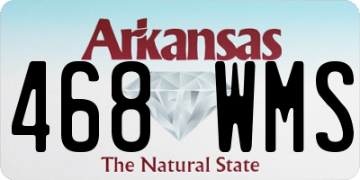 AR license plate 468WMS