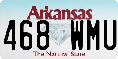 AR license plate 468WMU