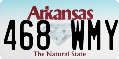AR license plate 468WMY