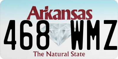AR license plate 468WMZ