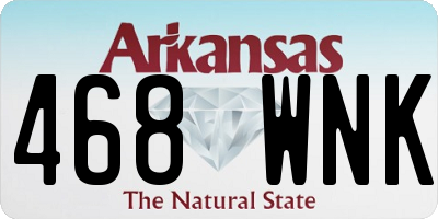 AR license plate 468WNK