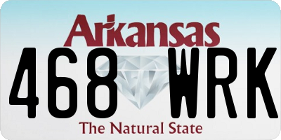 AR license plate 468WRK