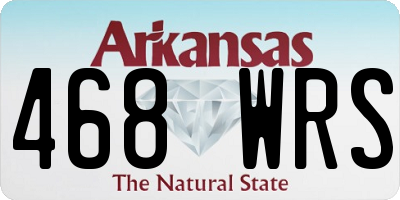 AR license plate 468WRS
