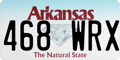 AR license plate 468WRX