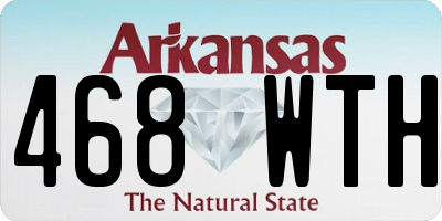 AR license plate 468WTH