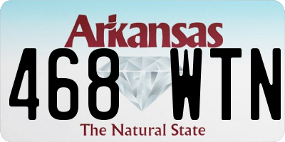 AR license plate 468WTN
