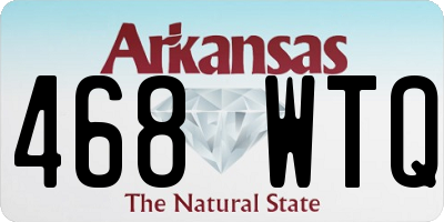 AR license plate 468WTQ