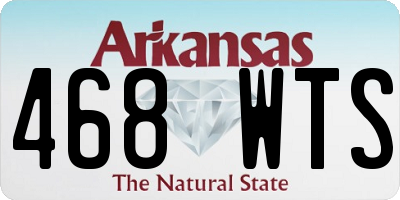 AR license plate 468WTS