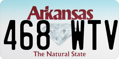AR license plate 468WTV