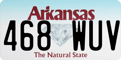 AR license plate 468WUV