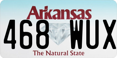 AR license plate 468WUX