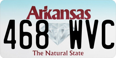 AR license plate 468WVC