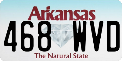 AR license plate 468WVD