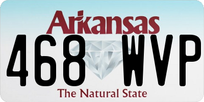 AR license plate 468WVP
