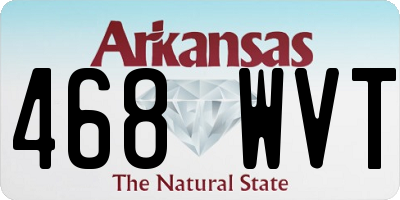 AR license plate 468WVT
