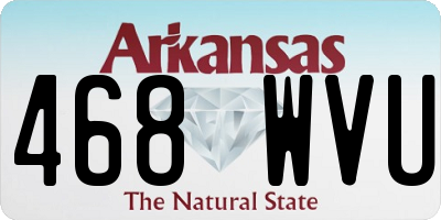 AR license plate 468WVU