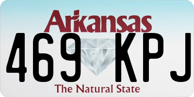 AR license plate 469KPJ