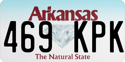 AR license plate 469KPK