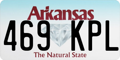 AR license plate 469KPL