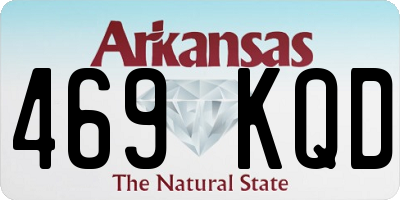 AR license plate 469KQD