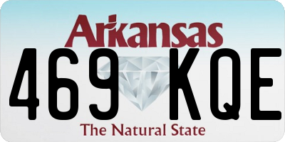 AR license plate 469KQE