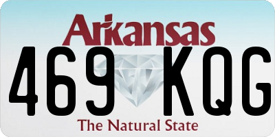 AR license plate 469KQG