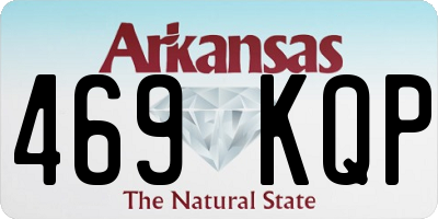 AR license plate 469KQP